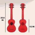 thumbnail image 4 of Ukelele Kala Maritime Red Soprano de 4 cuerdas Waterman Sea Glass, 4 of 6