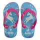 thumbnail image 1 of Sandalia Sideletas Para niña Talla 17 Unicornios Fucsia, 1 of 4