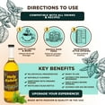 thumbnail image 2 of Holy Kakow Organic Merry Mint Syrup for Coffee & Holiday Drinks | Peppermint Flavor, Non-GMO, Gluten-Free | Desserts | At-Home Café Drinks | 25.4 oz, 2 of 9
