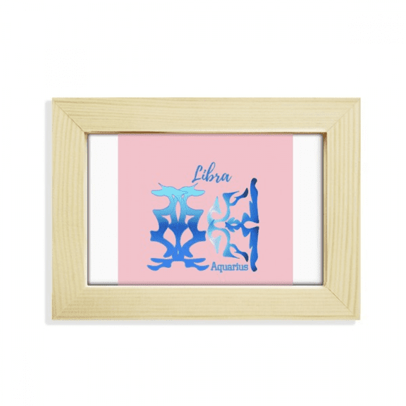 pair constellation desktop decorate photo frame picture art painting 5x7 inch