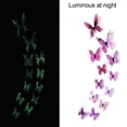 thumbnail image 3 of Bienvenido Luminoso tridimensional mariposa dormitorio habitación infantil decoración de pared pegatinas de pared, 3 of 5