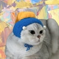 thumbnail image 3 of Funny Cat Cap Girl with Pearl Earring Cosplay Costume Accessories Yarn Knitted Hat Dog Headwear Photo Props, 3 of 7
