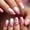 Style 4, variant on Flower Press on Nails Medium False Nails Spring Floral Design Acrylic Nails Full Cover Artificial Stick on Nails Glossy Coffin Colorful Nails for Women
