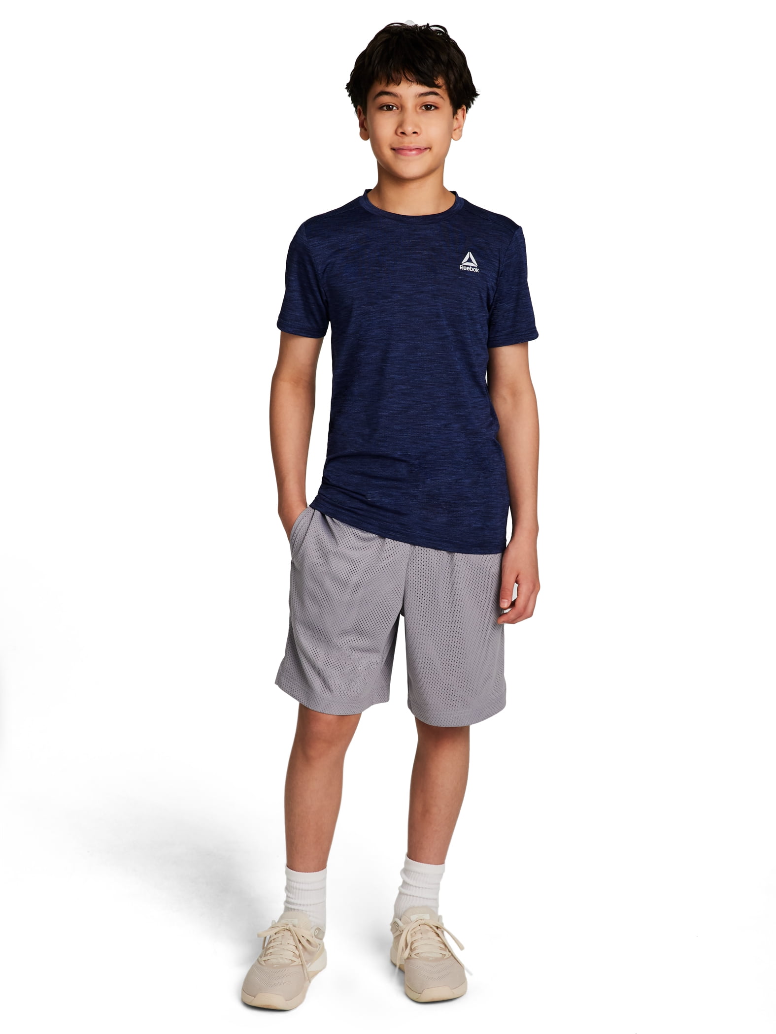 Reebok Boy's Athletic Stride 2-Pack Performance T-Shirt, Sizes 4-18