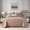 Coin-terracotta Clay, variant on Quilts Size Bedding Set, Terracotta Clay Size Comforter Set, Bedspread Set,Solid Modern Bedding Coverlet 3 count Bed Set,