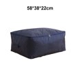 thumbnail image 4 of Bolsa de almacenamiento de edredón, tela Oxford, bolsas organizadoras de cama de alta capacidad, edredones a prueba de polvo, contenedor, Almacenamiento y organización del hogar Grande 58*38*22cm 2 Bewildely  HA077353-06, 4 of 6
