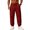 Wine_006, variant on Men’s Tapered Sweatpants Fashion Streetwear Waist Elastic Drawstring Joggers Pants Athletic Workout Gym Pants with Pockets Black L