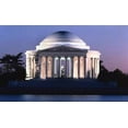thumbnail image 2 of Highmith, Carol 24x16 White Modern Wood Framed Museum Art Print Titled - Jefferson Memorial, Washington, D.C. - Vintage Style Photo Tint Variant, 2 of 4