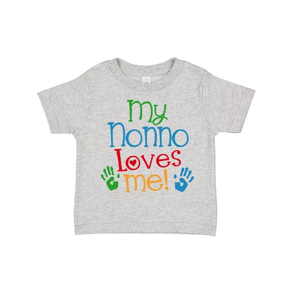 Inktastic Nonno Loves Me Boys or Girls Toddler T-Shirt