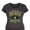 thumbnail image 3 of Marvel She Hulk - Athletics - Maternity Scoop Neck Graphic T-Shirt, 3 of 5