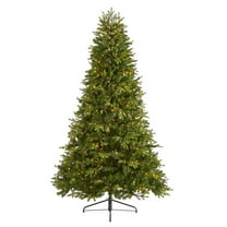 Nearly Natural 7.5ft. Washington Fir Artificial Christmas Tree with 600 Clear Lights and 1610 Bendable Branches