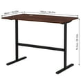 thumbnail image 4 of Moxufan Computer Desk,I-shaped Metal Frame Home Office Study Desk,Bedroom Student Study Table,Office Dormitory Small Table,80 cm, 4 of 7