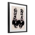 thumbnail image 4 of Cat Walk Spotted Shoes Black Framed Print Under Glass, design by Annabelle Hall, 4 of 10