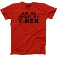 thumbnail image 7 of Toddler Ask Me About My Trex T Shirt Funny Cool Dinosaur Flip Humor Tee for Kids, 7 of 7