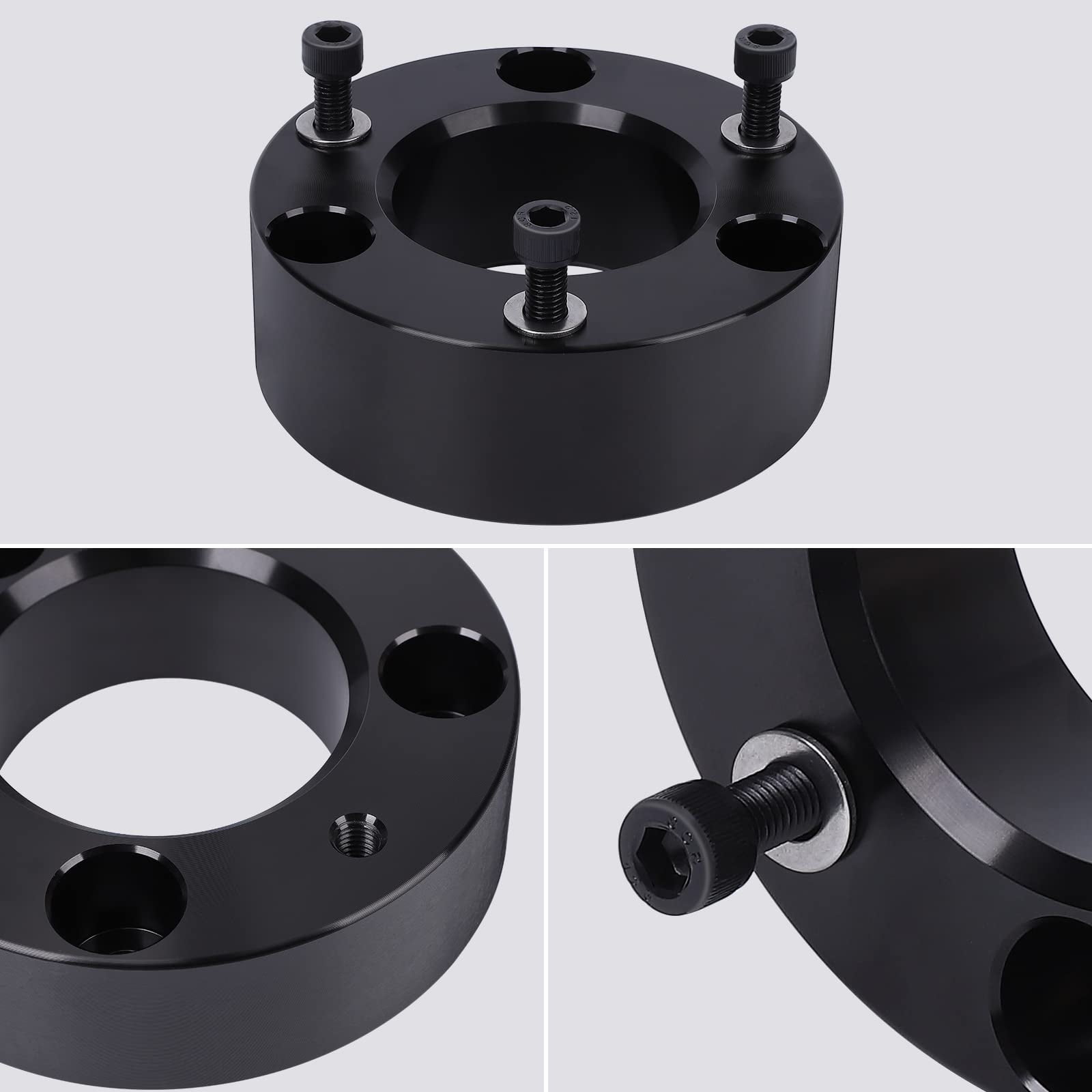 Furvclv 2" Ram 1500 Leveling Lift Kits - 2 Inch Front Strut Spacer Suspension Lift Kit Lift Spacers for 2006-2021 Ram 1500 (4WD Only), 2005-2011 Dakota (2WD Only), 2006-2009 Raider