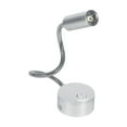 thumbnail image 2 of AC85 265V 3W Warm, White LED Reading Reading Light OFF ON Switch3W White Study Bed Lamp With Gooseneck, 2 of 3