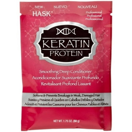 4 Pack - Hask Keratin Protein Deep Conditioning Hair Treatment 1.75 (Best Deep Conditioning Protein Treatment)