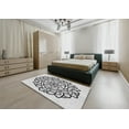 thumbnail image 5 of Ahgly Company Machine Washable Indoor Rectangle Transitional White Smoke Area Rugs, 2' x 3', 5 of 7