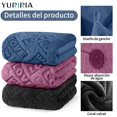 thumbnail image 3 of 3 Packs Toallas de Baño de Microfibra Ultra Suaves Juego de Toallas de Secado Rápido Absorbentes para Baño,Playa,Piscina,Gimnasio,SPA(Negro+Morado+Azul Oscuro), 3 of 7