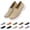 Khaki, variant on longantii Womens Orthopedic Shoes Arch Support Slip on Non Slip Work Shoes Wide Width Mesh Stretch House Shoes Soft 2026 Foam Shoes Black