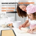 thumbnail image 4 of Silicone Baking Mats Half Sheet Non Stick for Oven Reusable 4 Pack - Thick Heavy Duty Silicone Baking Mat Cookie Sheet 1/2 Size for Macaron & Pastry - Half Size Rectangular Cooking Oven Liner Pad, 4 of 6
