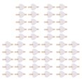 thumbnail image 1 of 2x Small Mini Wooden Clothes Pegs / Decorative Pegs With Hearts , White, 1 of 4