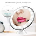 thumbnail image 3 of 10x Magnifying Makeup Mirror Led Lighted Cosmetic Mirrors 10X Magnifying Makeup Mirror With Lights Portable LED Lighted Cosmetic Mirrors For Home Tabletop Bathroom, 3 of 8