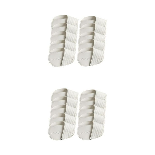 Thinsony Golf Head Covers PU Portable Protector Travel Athlete Golf for Training White Large 10 Pcs 2Set