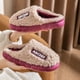 thumbnail image 2 of Pantuflas de algodón para parejas, para mujer, para invierno, para el hogar, antideslizantes, con suela gruesa y cálida, 2 of 3