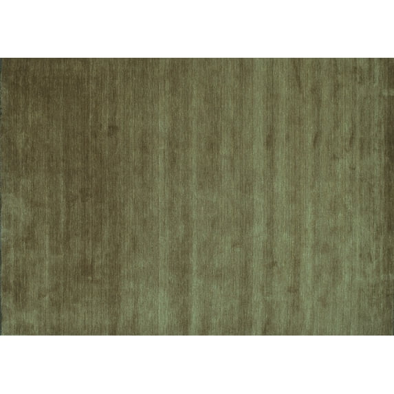Ahgly Company Indoor Rectangle Abstract Light Blue Contemporary Area Rugs, 2' x 4'