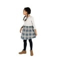 thumbnail image 2 of Leveret Girl Skirt Dress Light Grey Size 3 Year, 2 of 4