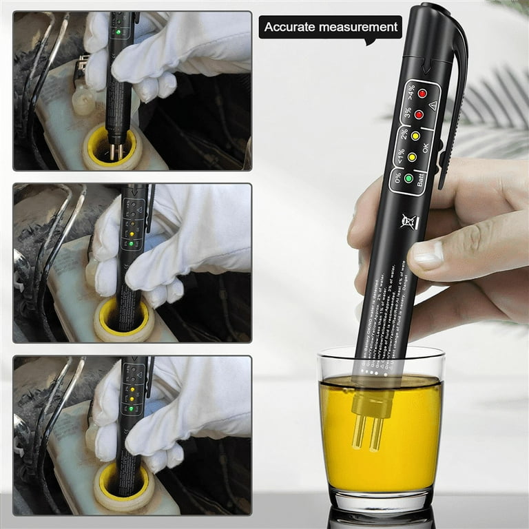 Brake Fluid Tester Auto Car Brake Liquid Digital Tester for  DOT3/DOT4/DOT5.1 Accurate Oil Quality Check Pen Sound Light Alarm -  AliExpress