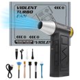 thumbnail image 6 of Compressed Air Duster 80000RPM Electric Air Duster, Mini Air Blower Rechargeable Cordless Keyboard Cleaning Jet Dry Blower for Car, PC and Home Cleaning Kit Replaces Compressed Air Can, 6 of 11