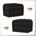 thumbnail image 3 of Lsque Black Poker Print 2 Slice Toaster Cover , Kitchen Appliance Dustproof Protector , Toaster Protector Dustproof Kitchen Appliance Cover, 3 of 7