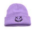 thumbnail image 4 of Gorro de lana cálido y divertido con forma de emoticono, para otoño e invierno, para exteriores, gorro de frijol, a la moda, 4 of 6