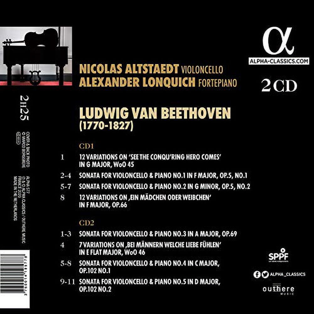 Lonquich  Altstaedt - Complete Piano & Violoncello - Music & Performance - CD