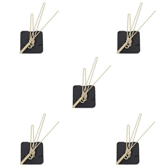 5X Reloj de Pared Grande Silencioso Reloj de Mecanismo Diy Reloj de Cuarzo de Mecanismo Piezas de Movimiento Repuesto de Reparacion de Piezas de Reloj Juego de Herramientas