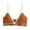 Coffee, variant on Bras for Women,Athletic Triangle Bralette Light Support Comfort Soft Lined Wirefree Bra Top for,Sports Bras for Women,Grey,S