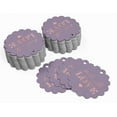 thumbnail image 3 of Inkdotpot 50 Pack Made With Love Text Favor Paper Tags Craft Real Rose Gold Foil Hang Tags, 3 of 6