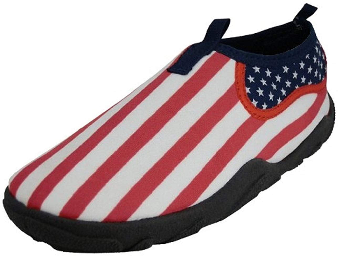 Women's Water Shoes Slip On Aqua Socks Flag - Walmart.com