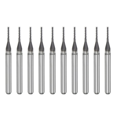 

Uxcell 1/8 Shank 0.9mm x 6mm Diamond Film Coated Carbide End Mill CNC Router Bits 10 Pack