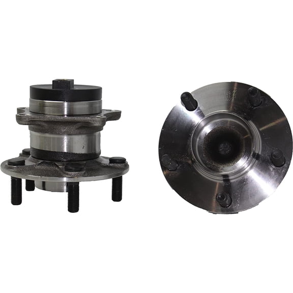 Detroit Axle - 2 Rear Wheel Bearing Hubs for FWD 2007-2012 Mazda CX-7 2008 2009 2010 2011, Wheel Hub Bearings Assembly Set Replacement, Pair Hubs