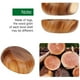 thumbnail image 2 of Cuenco de madera de 9,5 pulgadas, cuenco grande de madera para ensaladas, alimentos, frutas, ensaladas y decoración, 2 of 4