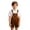 AB170 Brown, variant on Suspender Shorts For Boys Kids Breathable High Waist Adjustable Straps Overalls Floral Print Festival Party Casual Shorts Size 4-5 Years Navy