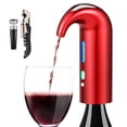 thumbnail image 3 of Aireador de vino eléctrico y decantador Higfra con conservante de vino, 3 of 8