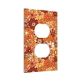 thumbnail image 2 of Kll Hippie Flower Wall Plate,Gloss Finish,Standard Size 1 - 5" X 3", Polycarbonate Thermoplastic,Electric Receptacle Plug Covers, 2 of 8