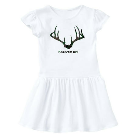 

Inktastic Rack Em Up! in Camo Gift Toddler Girl Dress