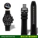 thumbnail image 3 of Correa de reloj de caucho con estampado de nailon de alta calidad de 22 mm adaptada a la serie Tissot T125 Speed Seagull Ocean Star, 3 of 5