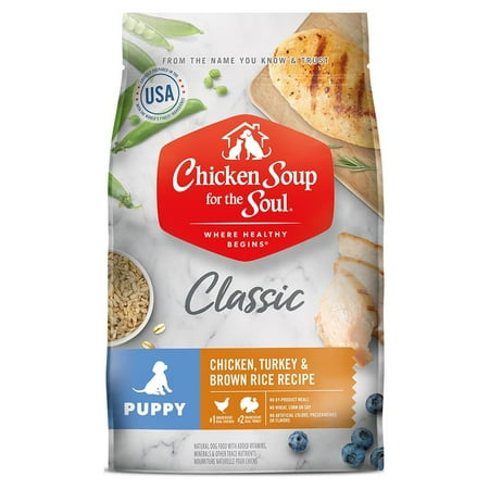 UPC: 0819239012339 | Chicken Soup Chicken  Turkey & Brown Rice Puppy Recipe Dry Dog Food  13.5 lb