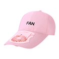 thumbnail image 1 of Ventilador de carga USB de verano Gorra de béisbol Sombrero Mini enfriador de EstiloD-Rosa Hugo Gorra de béisbol para fanáticos, 1 of 10